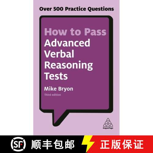 【3-4周达】How to Pass Advanced Verbal Reasoning Tests – Over 500 Practice Questions [9780749480172]