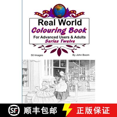 预订 Real World Colouring Books Series 12 [9780359788552]