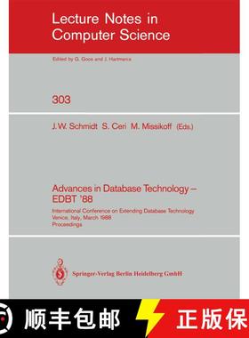 【3-4周达】Advances in Database Technology - EDBT '88 : International Conference on Extending Databas... [9783540190745]