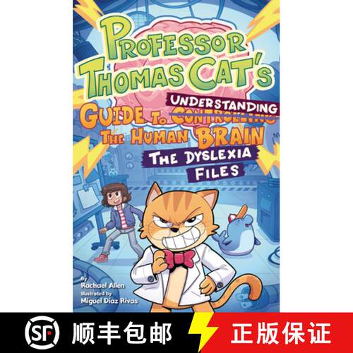 【3-4周达】精装 Professor Thomas Cat's Guide to Understanding the Human Brain: The Dyslexia Files [9781433848780]