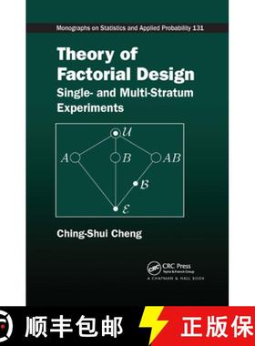 【3-4周达】Theory of Factorial Design : Single- and Multi-Stratum Experiments [9780367378981]