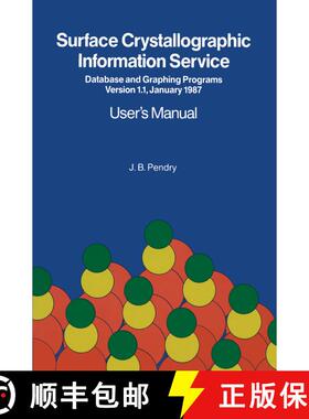 【3-4周达】Surface Crystallographic Information Service : Database and Graphing Programs Version 1.1,... [9789027725042]
