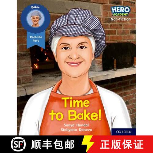 【3-4周达】Hero Academy Non-fiction: Oxford Level 5, Green Book Band: Time to Bake! [9781382014144]