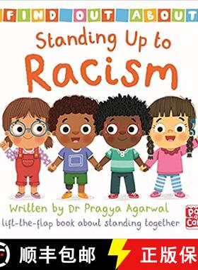 【3-4周达】Find Out About: Standing Up to Racism : A lift-the-flap board book about standing together [9781526383297]