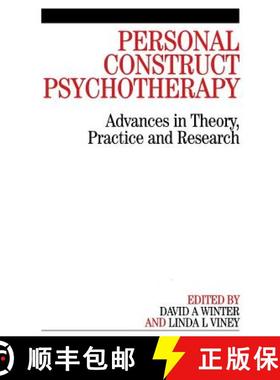 【3-4周达】Personal Construct Psychotherapy - Advances In Theory, Practice And Research [Wiley心理学] [9781861563941]