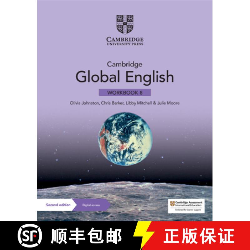 【2-3周达】Cambridge Global English Workbook 8 with Digital Access (1 Year) : for Cambridge Primary a... [9781108963718]