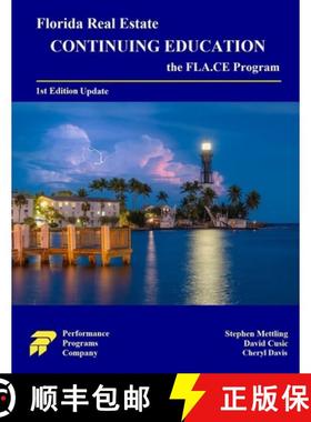 【3-4周达】Florida Real Estate Continuing Education: the FLA.CE Program [9780915777747]