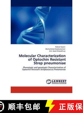 预订 Molecular Characterization of Optochin Resistant  Strep pneumoniae [9783847308829]