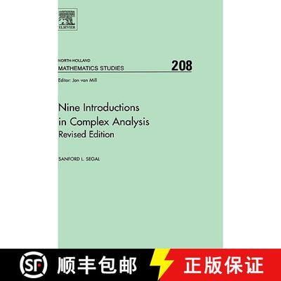 【3-4周达】Nine Introductions in Complex Analysis - Revised Edition: Volume 208 [9780444518316]