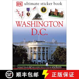 【3-4周达】Ultimate Sticker Book: Washington, D.C.: More Than 60 Reusable Full-Color Stickers [With S... [9780756630119]