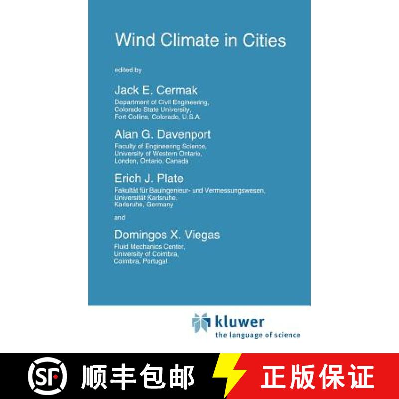 【4周达】Wind Climate in Cities [9780792332022]