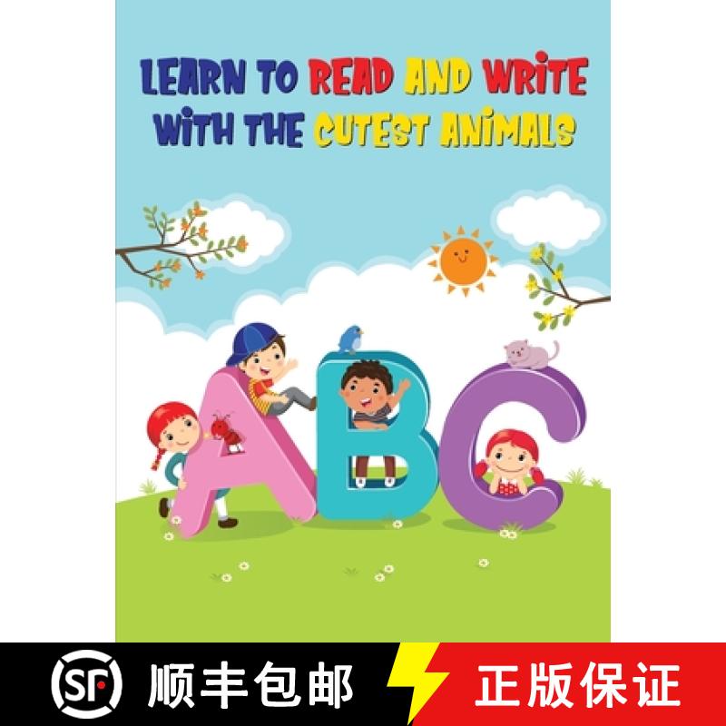 【3-4周达】ABC: Learn to Read and Write with the Cutest Animals | Alphabet Tracing Workbook for Presc... [9781803608044]