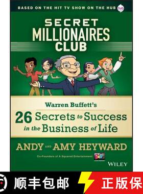 【3-4周达】秘密百万富翁俱乐部 Secret Millionaires Club: Warren Buffett'S 26 Secrets To Success In The... [9781118494592]