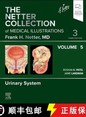 【3-4周达】The Netter Collection of Medical Illustrations: Urinary System, Volume 5: Volume 5 [9780323880862]