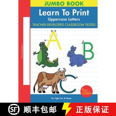 【3-4周达】Learn To Print: Uppercase Letters [9781732261006]