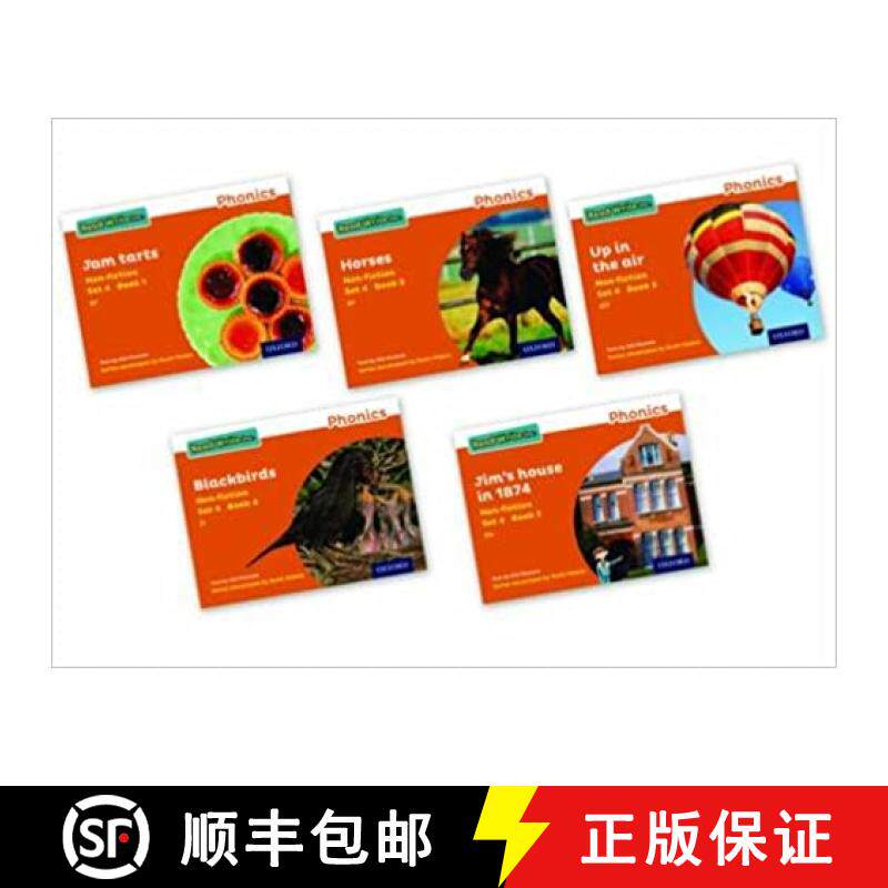 【3-4周达】Read Write Inc. Phonics: Orange Set 4 Non-fiction books (Mixed Pack of 5) [9780198373612]