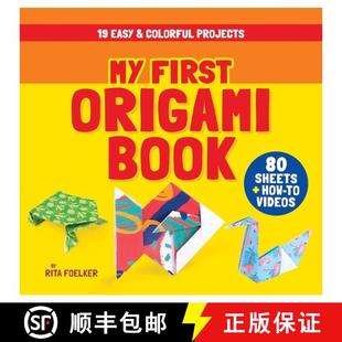 Paper with Projects How 9780486855622 Videos Easy First Origami Book 预订 Sheets Colorful
