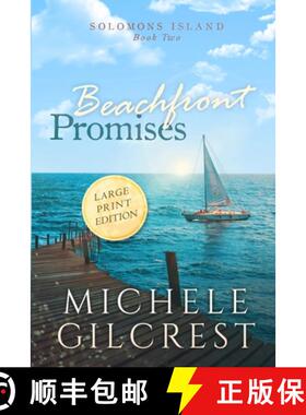 【3-4周达】Beachfront Promises Large Print (Solomons Island Book Two) [9781953722126]