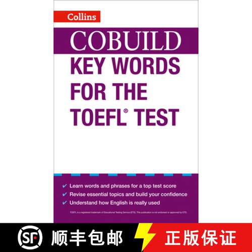 【3-4周达】Collins Cobuild Key Words for the TOEFL Test [9780007453467]