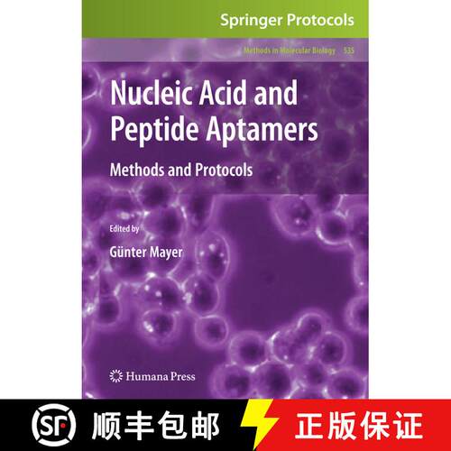 【3-4周达】精装 Nucleic Acid and Peptide Aptamers: Methods and Protocols [9781934115893]