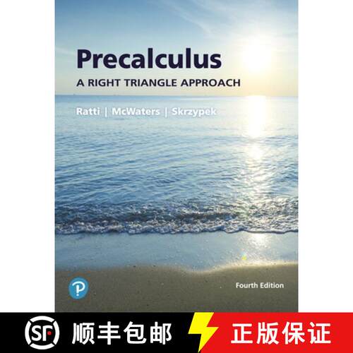 【3-4周达】精装 Precalculus: A Right Triangle Approach [9780134696461]