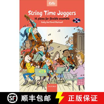 【3-4周达】String Time Joggers Cello Book (Cello book + CD) [9780193359154]
