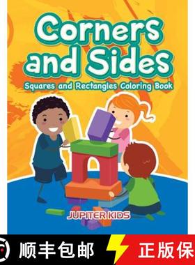 【3-4周达】Corners and Sides: Squares and Rectangles Coloring Book [9781683263005]