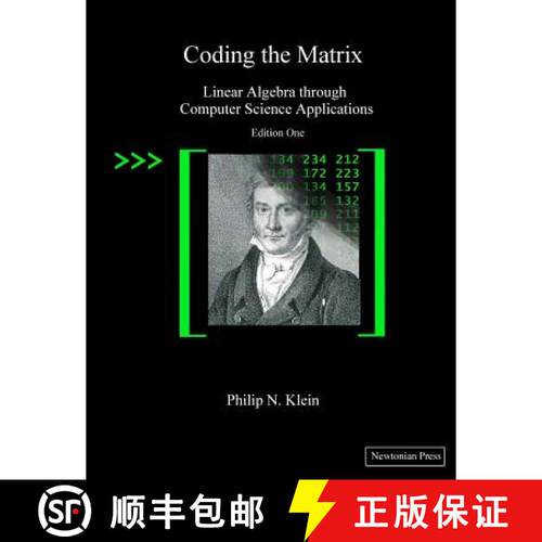 【3-4周达】Coding the Matrix: Linear Algebra through Applications to Computer Science [9780615880990]