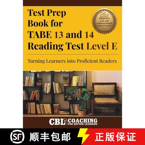 【3-4周达】Test Prep Book For TABE 13 and 14 Reading Test Level E [9798349428364]