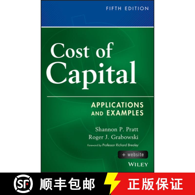 【3-4周达】Cost Of Capital, Fifth Edition + Website: Applications And Examples [Wiley金融] [9781118555804]