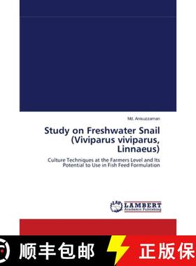 预订 Study on Freshwater Snail (Viviparus viviparus, Linnaeus) [9783846530542]