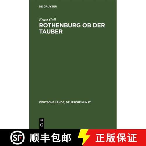 【3-4周达】精装 Rothenburg ob der Tauber [9783112332139]