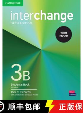 【3-4周达】Interchange Level 3b Student's Book with eBook [With eBook] [9781009040549]