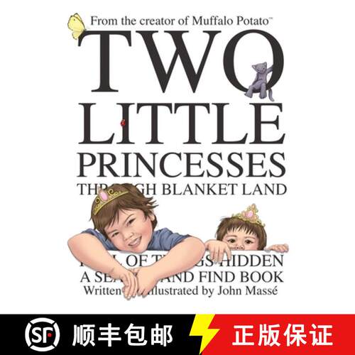 【3-4周达】精装 Two Little Princesses Through Blanket Land: A Search and Find Book [9780578865478]