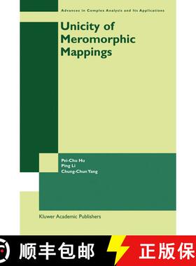 【3-4周达】Unicity of Meromorphic Mappings [9781441952431]
