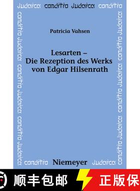 【3-4周达】Lesarten - Die Rezeption des Werks von Edgar Hilsenrath [9783484651715]