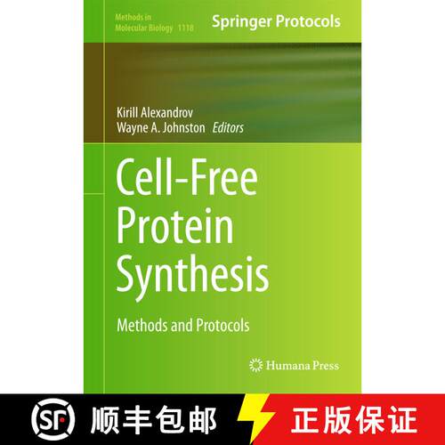 【3-4周达】精装 Cell-Free Protein Synthesis : Methods and Protocols [9781627037815]