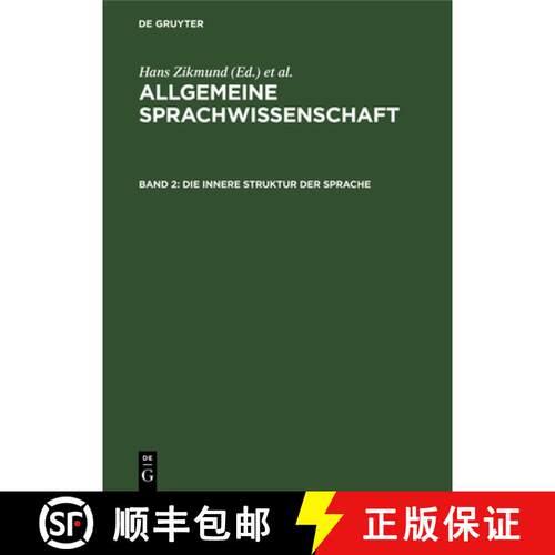 【3-4周达】精装 Die innere Struktur der Sprache [9783112612217]