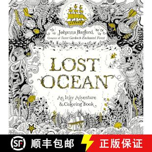 预订 Lost Ocean: An Inky Adventure and Coloring Book for Adults [9780143108993]