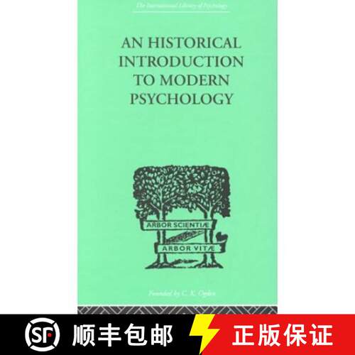 【3-4周达】精装 Historical Introduction To Modern Psychology [9780415210348]