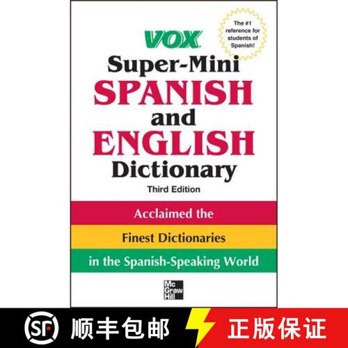 【3-4周达】Vox Super-Mini Spanish and English Dictionary [9780071788663]