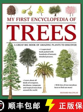 【3-4周达】My First Encyclopedia of Trees (giant Size): A Great Big Book of Amazing Plants to Discover [9781861478252]