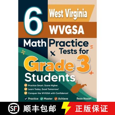 【3-4周达】6 West Virginia WVGSA Math Practice Tests for Grade 3 Students: A Complete Guide to Buildi... [9798896477037]