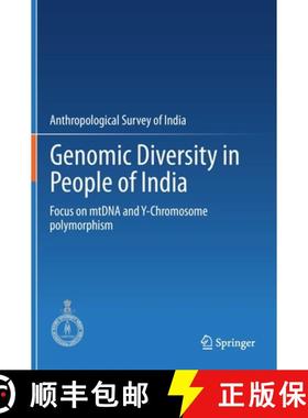 【3-4周达】Genomic Diversity in People of India : Focus on mtDNA and Y-Chromosome polymorphism [9789811601620]
