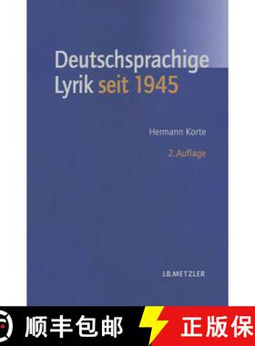 【3-4周达】Deutschsprachige Lyrik Seit 1945 [9783476018908]