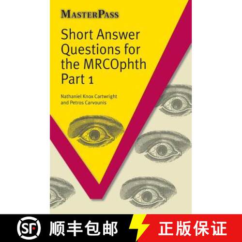 【3-4周达】Short Answer Questions for the MRCOphth: Pt. 1 [9781857758849]