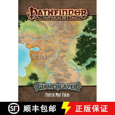【3-4周达】Pathfinder Campaign Setting: Giantslayer - Poster Map Folio [9781601257239]