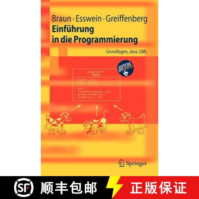 【3-4周达】Einführung in Die Programmierung: Grundlagen, Java, UML [9783540328551]