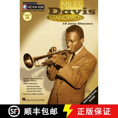 【3-4周达】Miles Davis Standards: Jazz Play-Along Volume 49 [With CD (Audio)] [9780634090776]
