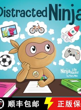 预订 Distracted Ninja: A Children's Book About Ignoring Distractions and Staying Focused [9798896140207]